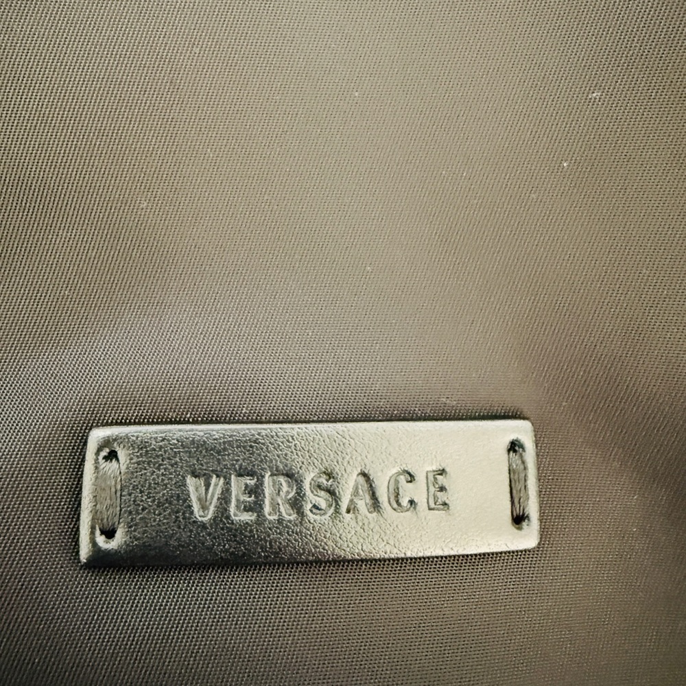 Versace Black Nylon Drawstring Backpack - image 4